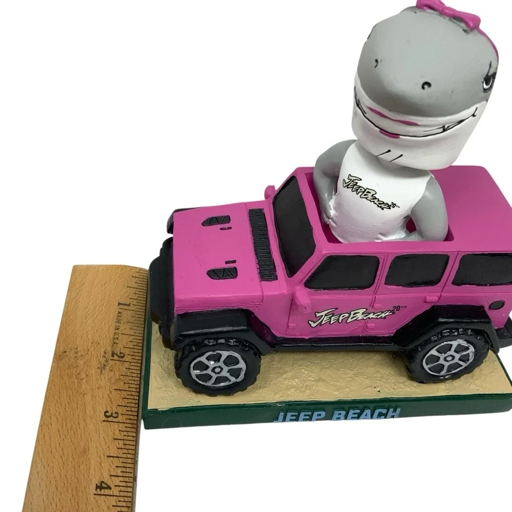 Daytona Tortugas Ruby Jeep‎ Beach Mascot Bobblehead Bobble Pink Jeep   Baseball